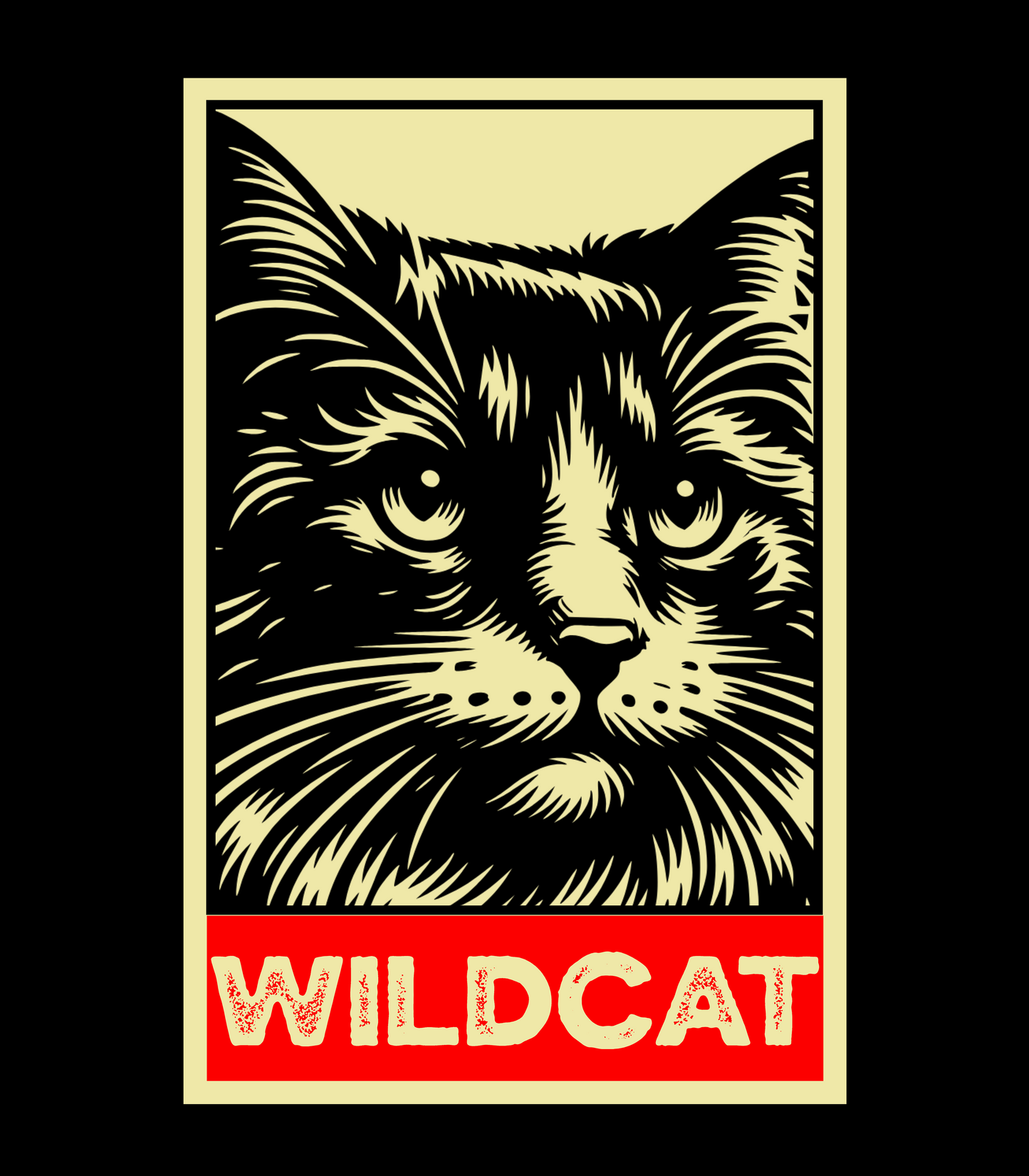 Wild Cat-Unisex Organic Mid-Light T-Shirt